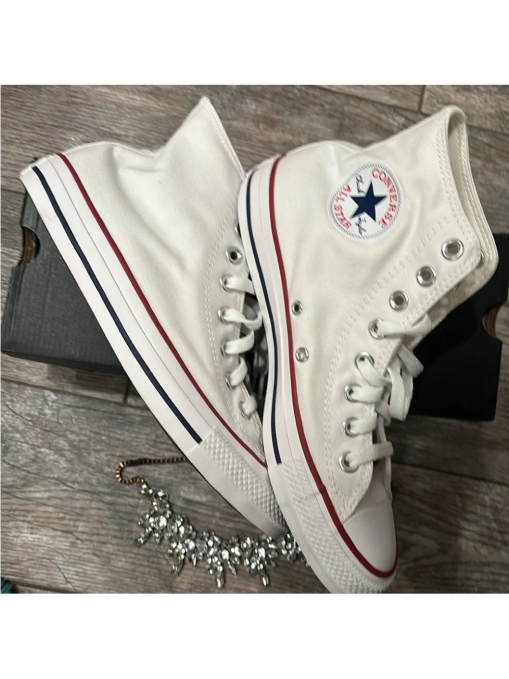 Converse Black Faux Leather Leggings - Shiny Slim Fit